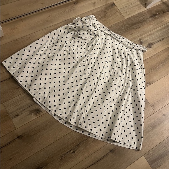 Talbots, size 18W, Black & White Polka Dot, Poplin Fit & Flare - Picture 5 of 9